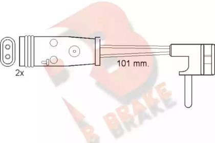 Контакт R BRAKE 610332RB